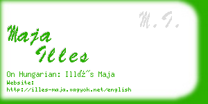 maja illes business card